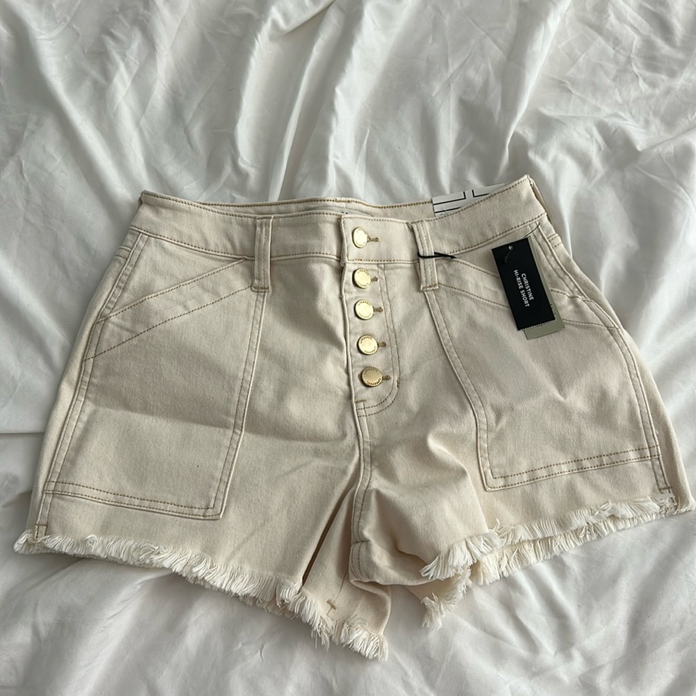 LIVERPOOL LOS ANGELES off white shorts